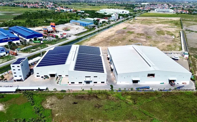 Góc chính diện nhà máy Nam Sơn